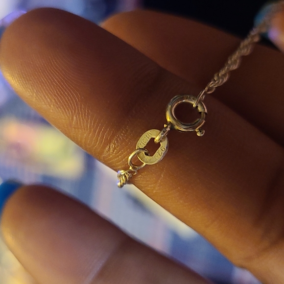 Vintage 6Ct Princess Cut Pendant on a 20 in Silver Rope💜 - Picture 7 of 7